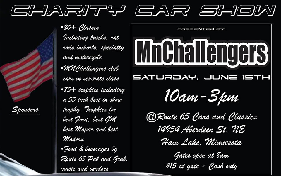 MN Challengers Charity Car Show